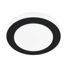   LED lámpatest , mennyezeti , 11 Watt , meleg fehér , fekete , IP44 , EGLO , CARPI , 33682