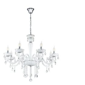   EGLO , 39114 , CARPENTO , függeszték , E14 , 8X40W , IP20 , fehér