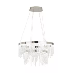   LED lámpatest , függeszték , mennyezeti , 46W , természetes fehér , dimmelhető , kristály , króm , EGLO , ANTELAO , 39281