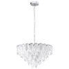 EGLO , 39722 , CARVARIO , függeszték , E14 , 10X40W , IP20 , átlátszó, szatinált