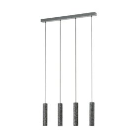   EGLO , 39822 , MENTALONA , f&uuml;ggeszt&eacute;k , GU10 , 4X4,5W , IP20 , fekete, feh&eacute;r