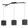 EGLO , 39886 , BALNARIO , függeszték , E27 , 3X40W , IP20 , fekete