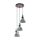 EGLO , 49647 , BARNSTAPLE , függeszték , E27 , 3X40W , IP20 , kopott hatású horganyzott