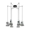 EGLO , 49732 , BARNSTAPLE , függeszték , E27 , 6X40W , IP20 , kopott hatású horganyzott