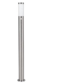   LED lámpatest , kültéri , mozgásérzékelős , állólámpa , E27-es foglalatú , nemesacél , IP44 , EGLO , HELSINKI , 83281