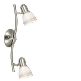   EGLO , 88473 , DAKAR 1 , spot l&aacute;mpa , E14 , 2X40W , IP20 , feh&eacute;r