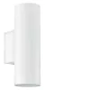 LED lámpatest , oldalfali , GU10 , 2x3W , meleg fehér , 2 irányú , fehér , kültéri , IP44 , EGLO , RIGA , 94101