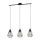 LED lámpa függeszték , mennyezeti , 3 x E27 , acél , fekete , EGLO , TARBES , 94189