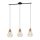 LED lámpa függeszték , mennyezeti , 3 x E27 , acél , réz , EGLO , TARBES , 94195