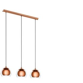   EGLO , 94591 , ROCAMAR , függeszték , E27 , 3X40W , IP20 , átlátszó
