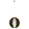 EGLO , 94636 , COSSANO , függeszték , E27 , 1X60W , IP20 , barna