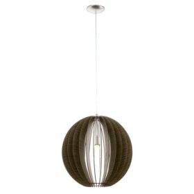   EGLO , 94636 , COSSANO , függeszték , E27 , 1X60W , IP20 , barna