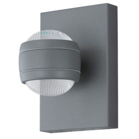   EGLO , 94796 , SESIMBA , fali lámpa , 3000 K , LED , 2X3,7W , IP44 , átlátszó
