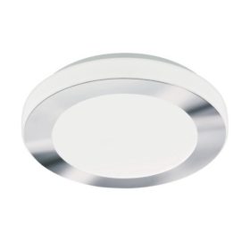   LED lámpatest , mennyezeti , 11 Watt , meleg fehér , króm , IP44 , EGLO , CARPI , 95282