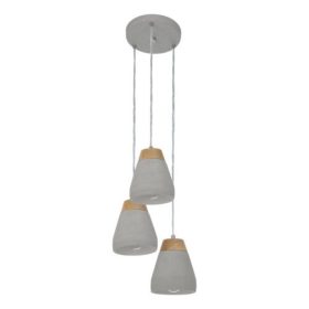   EGLO , 95526 , TAREGA , függeszték , E27 , 3X10W , IP20 , barna, szürke