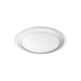   EGLO , 95677 , COMPETA 1 , fali-mennyezeti lámpa , 3000 K , LED , 15,6W , IP20 , fehér, ezüst, átlátszó