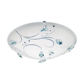   EGLO , 95689 , SORRENTA 1 , fali-mennyezeti lámpa , 4000 K , LED , 3X3,8W , IP20 , fehér, átlátszó