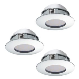   EGLO , 95822 , PINEDA , süllyesztett lámpa , 3000 K , LED , 3X4,9W , IP20, IP44