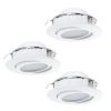 EGLO , 95851 , PINEDA , süllyesztett lámpa , 3000 K , LED , 3X4,9W , IP20