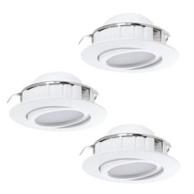   EGLO , 95857 , PINEDA , süllyesztett lámpa , 3000 K , LED , 3X5,5W , Yes , IP20
