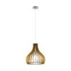 EGLO , 96258 , TINDORI , függeszték , E27 , 1X60W , IP20 , juhar
