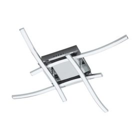   LED lámpatest , mennyezeti , 20W , meleg fehér , króm , EGLO , VALMORA , 96327