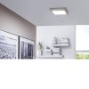 LED panel , 15.6W , falon kívüli , négyzet , dimmelhető , RGB , CCT , nikkel keret , EGLO , Connect , FUEVA-C , 96679