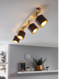   LED lámpatest , mennyezeti , spot , 4 x E14 foglalat , billenthető , EGLO , VALBIANO , 97539