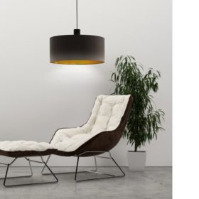   EGLO , 97683 , CONCESSA 1 , f&uuml;ggeszt&eacute;k , E27 , 1X60W , IP20 , cappuccino, arany