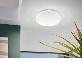   LED lámpatest , mennyezeti/fali , kerek , kristály hatású , 11.5W , meleg fehér , EGLO , FRANIA-S , 97877