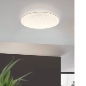   LED lámpatest , mennyezeti, kerek , kristály hatású , 33.5W , meleg fehér , EGLO , FRANIA-S , 97879