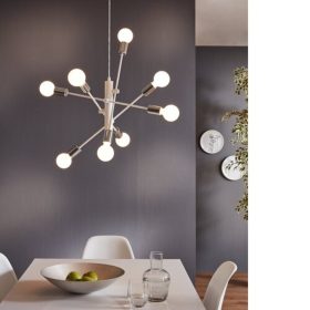 EGLO , 98017 , GRADOLI , függeszték , E27 , 8X60W , IP20