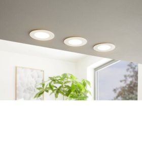   LED panel , 5W , süllyesztett , kerek , állítható fehér színárnyalat (CCT) , dimmelhető , EGLO , FUEVA-A , 98212