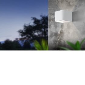   Led lámpatest , oldalfali , 6 Watt , meleg fehér , kültéri , fehér ,  IP44 , EGLO , DONINNI, 98266