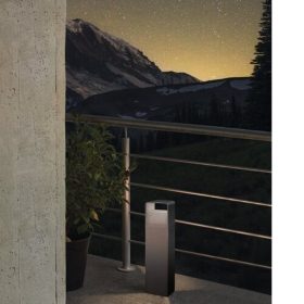   Led lámpatest , állólámpa , 6 Watt , meleg fehér , antracit , kültéri , IP44 , EGLO , DONINNI, 98271