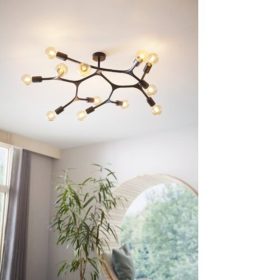   EGLO , 98319 , BOCADELLA 1 , mennyezeti lámpa , E27 , 12X60W , IP20