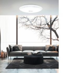   EGLO , 98324 , LANCIANO 1 , fali-mennyezeti lámpa , 3000 K, 4000 K, 5000 K , LED , 33W , Yes , IP20 , fehér, króm