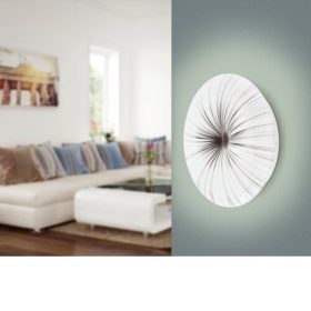   EGLO , 98325 , NIEVES , fali-mennyezeti lámpa , 3000 K , LED , 19,5W , IP20 , fehér, ezüst