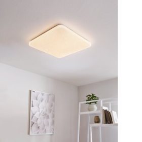   LED lámpatest , mennyezeti/fali , négyzet , kristály hatású , 49.5W , meleg fehér , EGLO , FRANIA-S , 98449