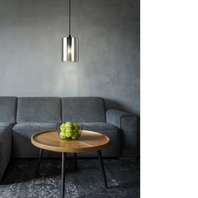   EGLO , 98585 , CADAQUES 1 , függeszték , E27 , 1X40W , IP20 , fekete-átlátszó