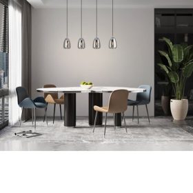   EGLO , 98616 , ALOBRASE , függeszték , E27 , 4X40W , IP20 , fekete-átlátszó