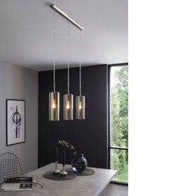   LED lámpa , függeszték , mennyezeti , 3 x E27 foglalat , arany , EGLO , SELVINO , 98697