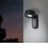 Led lámpatest , oldalfali , 6 Watt , meleg fehér , fekete , kültéri , IP44 , EGLO , PALOSCO , 98737