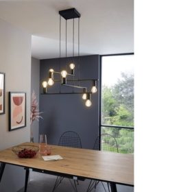   EGLO , 98909 , MEZZANA , f&uuml;ggeszt&eacute;k , E27 , 8X40W , IP20