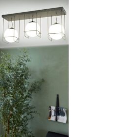   EGLO , 99021 , VERSUOLA , mennyezeti lámpa , E27 , 3X40W , IP20 , fehér