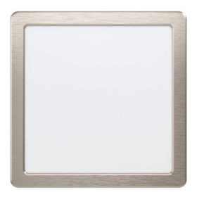   LED panel , 16.5W , süllyesztett , négyzet, természetes fehér , matt nikkel keret , EGLO , FUEVA 5 , 99185