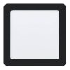 LED panel , 10.5W , süllyesztett , négyzet, természetes fehér , fekete keret , EGLO , FUEVA 5 , 99188