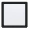 LED panel , 16.5W , süllyesztett , négyzet, természetes fehér , fekete keret , EGLO , FUEVA 5 , 99189