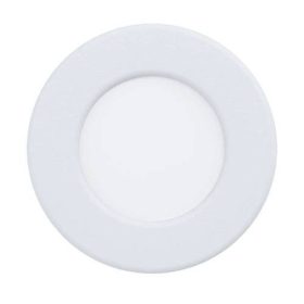   LED panel , 2.7W , süllyesztett , kerek , meleg fehér , fehér keret , IP44 , EGLO , FUEVA 5 , 99202