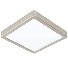   LED panel , 16.5W , falon kívüli , négyzet , meleg fehér , matt nikkel keret , EGLO , FUEVA 5 , 99241